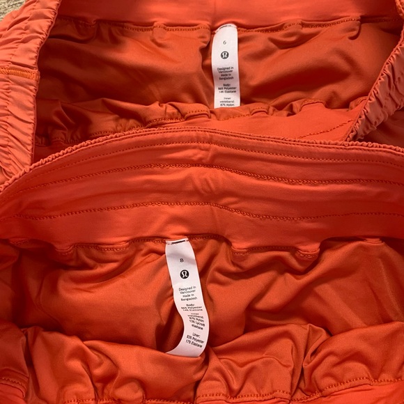 ❤️LULULEMON TRACK THAT MR SHORT 5”-WARM CORAL-6/8 - Picture 9 of 11